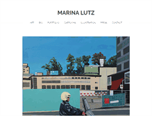 Tablet Screenshot of marina-lutz.ch
